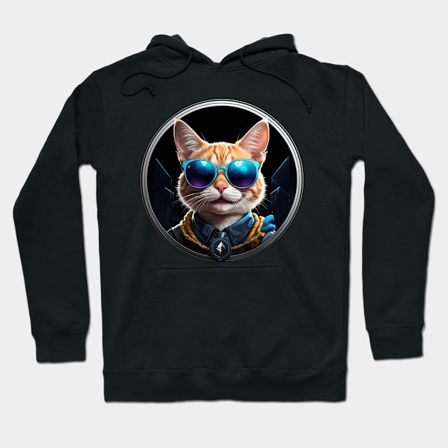 Ethereum Cat Hoodie by SpaceCats